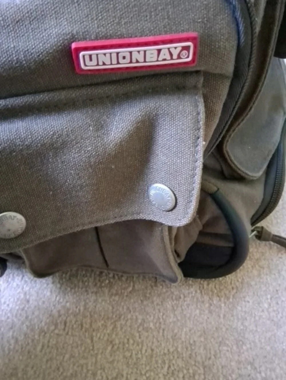 Unionbay Men's Canvas Carry On Duffel Bag in Olive Brown